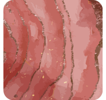 Coasters in abstract pink marble swirls - TenStickers