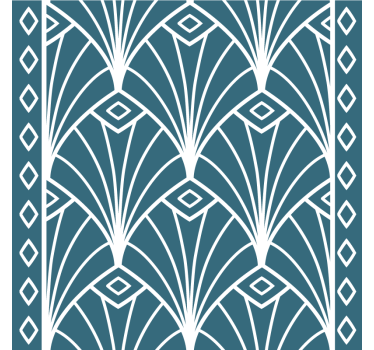 Geometric patterned motif coasters - TenStickers