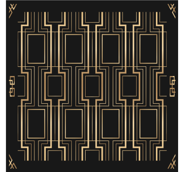 Geometric patterned coasters - TenStickers