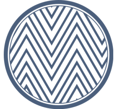 Chevron pattern surface coasters - TenStickers