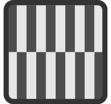 Coasters with striped surface pattern - TenStickers