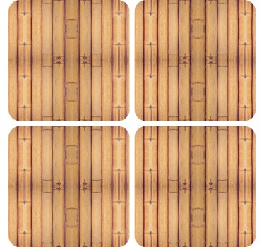 Coasters with bamboo textured surface - TenStickers