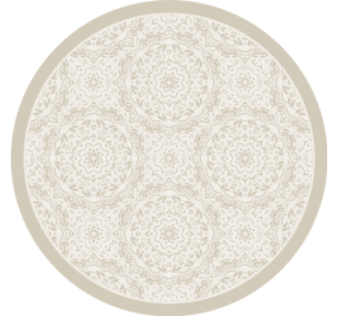 Coasters with intricate patterned round surface - TenStickers