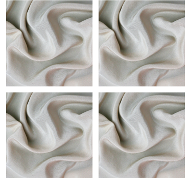 Coasters with elegant soft fabric texture - TenStickers