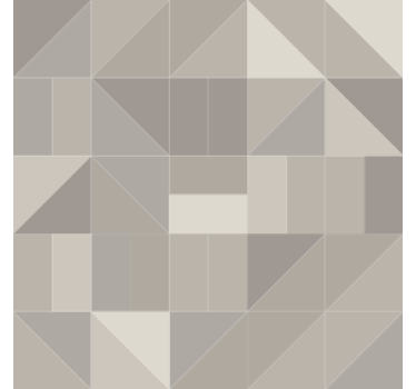 Coasters with geometric triangle design - TenStickers