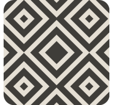 Geometric form investigation coasters - TenStickers