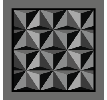 Geometric shape pattern coasters - TenStickers