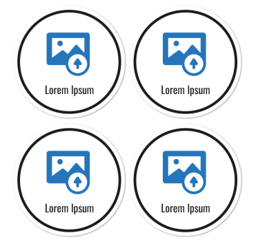 QR code menu drink coaster - TenStickers