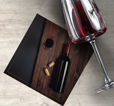 Beer mats for wine bottle corks beverage - TenStickers