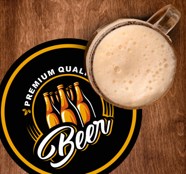 Beer mats premium quality beverage coasters - TenStickers