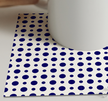 Coasters bold polka dot design - TenStickers