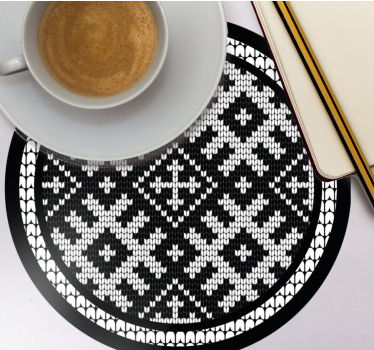 Coasters knitted pattern coasters - TenStickers