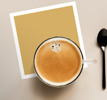 Coasters with beverage surface texture coasters - TenStickers