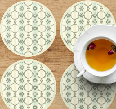 Coasters with elaborate circular designs - TenStickers
