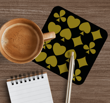 Coasters with geometric shapes design - TenStickers