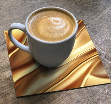 Fluid wave pattern coasters - TenStickers