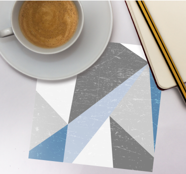 Geometric angular shapes coasters - TenStickers