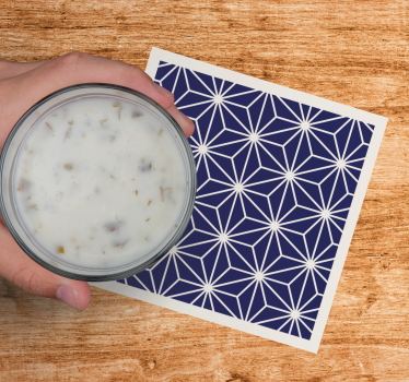 Geometric textured finish coasters - TenStickers