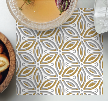 Intricate floral coasters - TenStickers