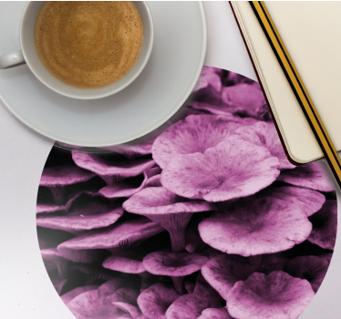 Textured floral pattern coasters - TenStickers