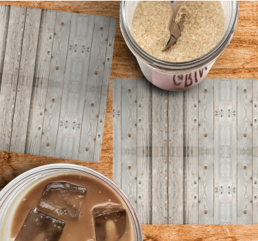 Wood grain texture coasters - TenStickers