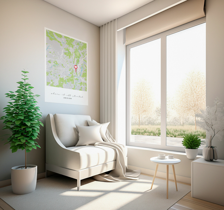 Where it all started customisable poster - TenStickers