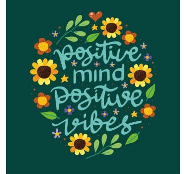 Poster for teenager with vibrant motivational quote - TenStickers