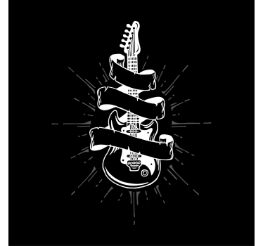 Living room poster guitar art print - TenStickers