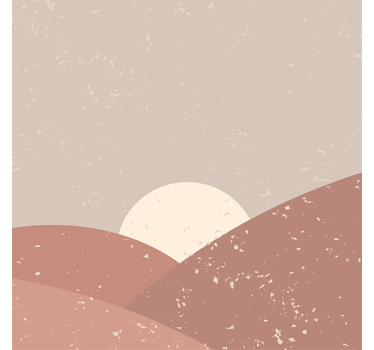 Living room poster sunrise wall art - TenStickers