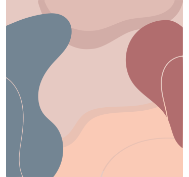 Living room poster in gentle wall art hues - TenStickers