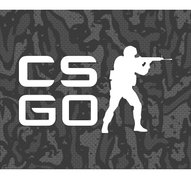 Cs:go inspired video game poster - TenStickers
