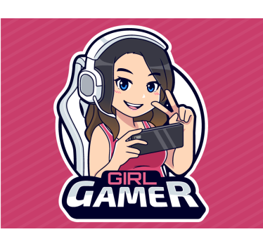 Video game poster for female gamers - TenStickers
