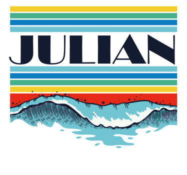 Poster for teenager custom name seascape - TenStickers