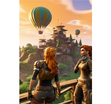 Adventure souldiers girls poster for teenager - TenStickers