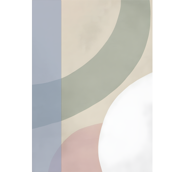 color palette abstract poster - TenStickers
