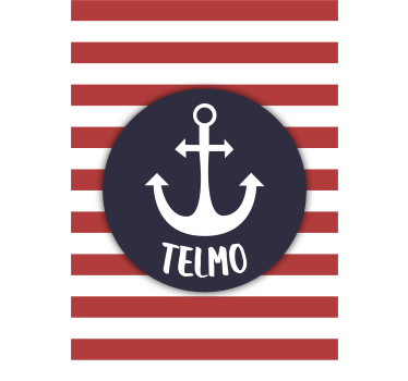 customizable sailor anchor poster for teenager - TenStickers