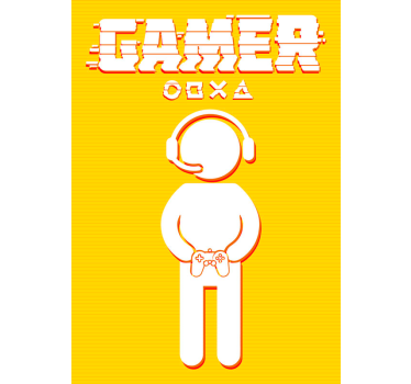 Player icon video game poster wall - TenStickers