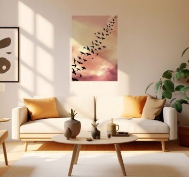 Birds Flying wall poster - TenStickers