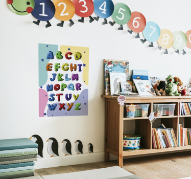 Alphabet poster - TenStickers