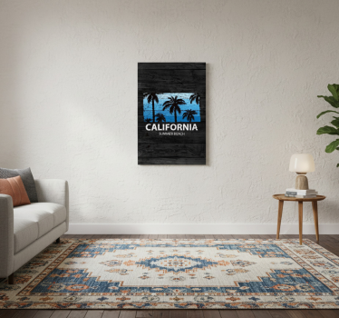 City poster california summer beach print - TenStickers