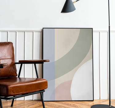 color palette abstract poster - TenStickers