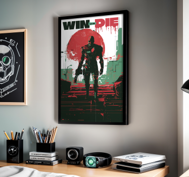 Cyber android custom gaming poster - TenStickers
