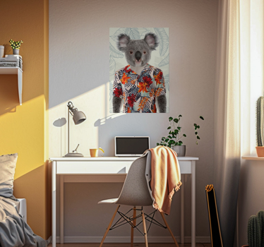 Elegant Koala  wall poster - TenStickers