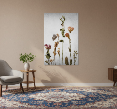 Flowers poster dried flower arrangement art print - TenStickers
