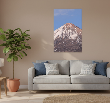 Living room poster mount teide - TenStickers