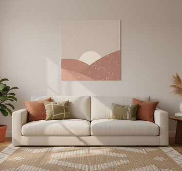 Living room poster sunrise wall art - TenStickers