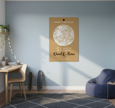 Living room poster where it all began - TenStickers