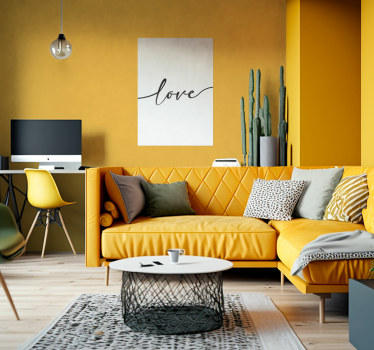 Love quote wall poster - TenStickers