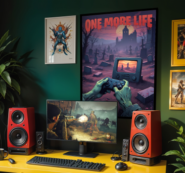 One more life video game poster - TenStickers