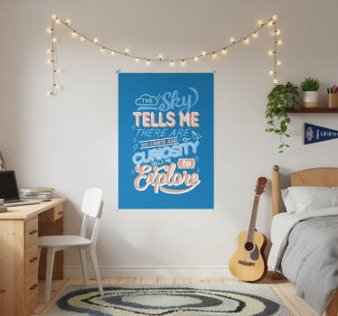 "poster for teenager be curious, not judgemental" - TenStickers